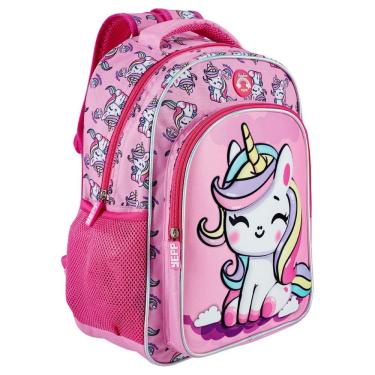 Imagem de Mochila Unicórnio Escolar Infantil Juvenil Para Meninas