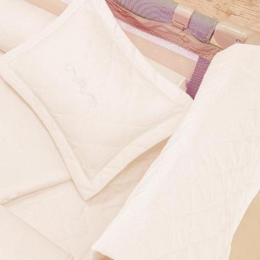 Imagem de Cobre Leito Berço Desmontável Com Almofada Arabesco Palha