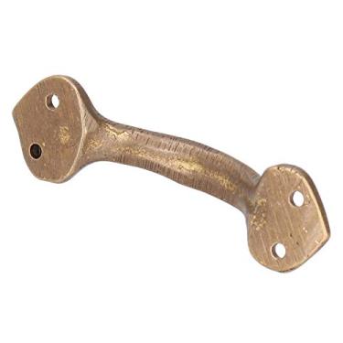 Imagem de Manípulo de Porta Móvel Cobre Puxador Gaveta Armário Acessórios Hardware Estilo Chinês Retro Design Arco Alto - Firme Ferrugem Corrosão Longa Vida Úti