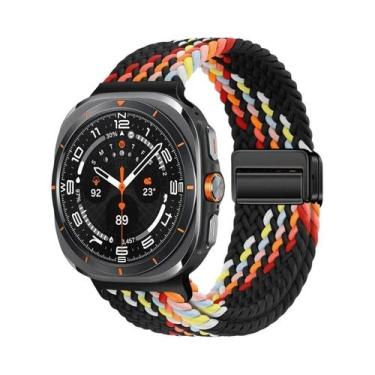 Imagem de Pulseira De Nylon Magnética De 47mm Com Fecho Trançado Solo Loop Para 