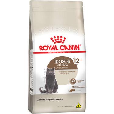 Imagem de Ração Royal Canin Feline Health Nutrition Sterilised para Gatos Adultos Castrados Acima de 12 Anos - 1,5 Kg