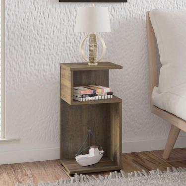 Imagem de Mesa Lateral 2 Nichos Toy Artely Pinho