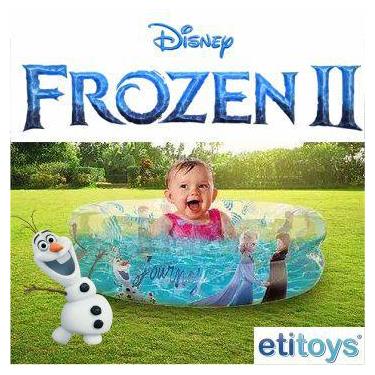 Imagem de Piscina Inflável Frozen Infantil 70 Litros Etitoys Portátil