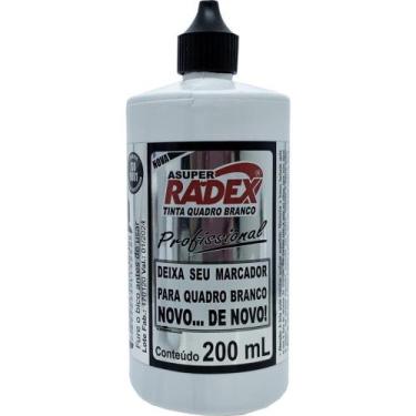 Imagem de Tinta Marcador Quadro Branco Reabastecedor 200ML Preto - Radex