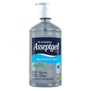 Imagem de Álcool Em Gel Antisséptico Asseptgel Cristal 420g - start