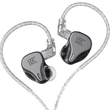 Imagem de KZ DQ6 Array type three-unit dynamic in-Ear Headphone, HIFI Stereo Noise Isolating Sport IEM Wired Earphones/Earbuds/Headphones with Detachable Cable (without Mic, Grey)
