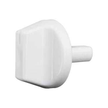 Imagem de 1 peça WJ12X24802 peça de substituição do botão do ar condicionado, maçanetas brancas para ar condicionado de janela de aparelho GE, compatível com Hotpoint, RCA e condicionador Kenmore modelo