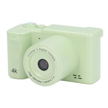 Imagem de Wisoqu Câmera digital 4K para fotografia, câmera de vídeo vlogging com zoom automático 1080p 8X, antivibração, bateria de 1000 mAh, tela de 2,4 polegadas, macro, câmeras compactas (verde)