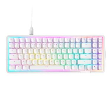 Imagem de NZXT Teclado magnético RGB para jogos função elite miniTKL - acionamento personalizável, interruptor de efeito de corredor de trilho duplo, disparador rápido, consulta 8K - som e sensação aprimorados