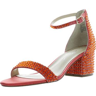 Imagem de Betsey Johnson Sandália feminina de salto Sb-mari, Laranja, 7