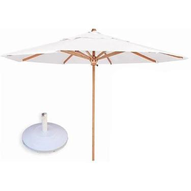 Imagem de Ombrelone Para Mesa De Piscina Em Madeira 3 Metros Com Base - Sarah Mó