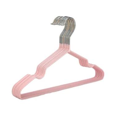 Imagem de Cabides De Metal Antiderrapantes Com Revestimento De Borracha Para Beb