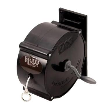 Imagem de Varal Recolhivel Retratil Automatico Parede 30m Nylon De Parede Seca F