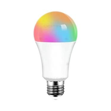 Imagem de Lâmpada LED Inteligente WiFi Regulável E27 RGBCW Luz Colorida Controle