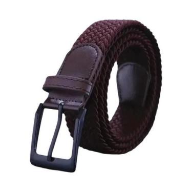 Imagem de Cinto Casual Masculino Elástico Trançado Tático Para Esportes Ao Ar Li