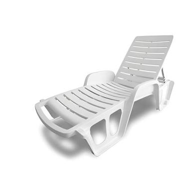 Imagem de Espreguiçadeira Plástica com Encosto Reclinável Espresso Móveis