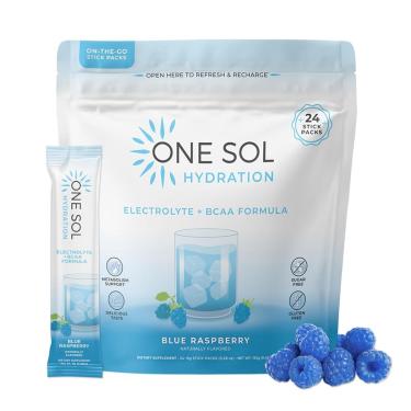 Imagem de Suplemento One Sol BCAA e eletrólito em pó com sabor natural-Unissex