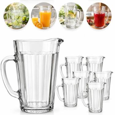 Imagem de Kit 6 Jarras Americano 750ml Vidro Nadir Restaurante Bar - Nadir Figue