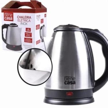 Imagem de Chaleira Elétrica Inox Bene Casa 1,8L 220V com Trava de Tampa e Deslig