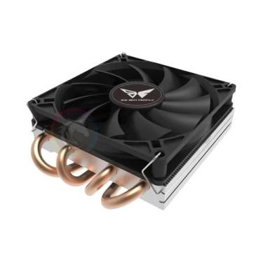 Imagem de Cooler De Ar Para CPU Mini ITX Ultra-Fino 39mm Com 4 Heatpipes De Cobr