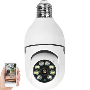 Imagem de WANYANG Câmera IP WiFi, 1080P Câmera de Segurança Base E27 com Visão Noturna, Camera Vigilancia para Celular Android/IOS Controle Remoto APP