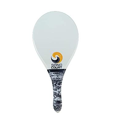 Imagem de Raquete de Frescobol Evolution - Semelhante Fibra - Sand Court - Diversas Cores (Branco)