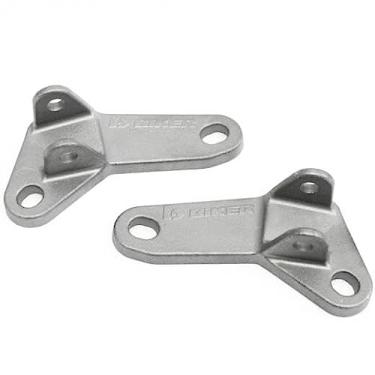 Imagem de Par Suporte De Pedaleira Elevado Crf 250f Inox Biker COR:PRATA