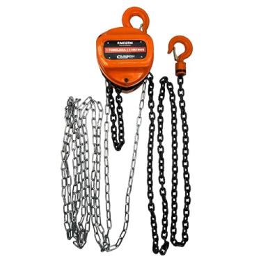 Imagem de Talha Manual 1 Tonelada 1000KG 3M de Elevação com Corrente FAK13TM Carbon Fak