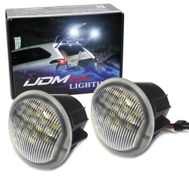 Imagem de iJDMTOY Super Brilhante Alta Potência Xenon Branco Full LED Cabin Trunk Cargo Liftgate Upper Dome Lights Compatível com Jeep Grand Cherokee, Dodge Durango, etc