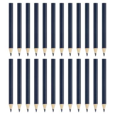 Imagem de PATIKIL Conjunto de lápis de cor azul escuro, 24 lápis de cor a óleo, lápis de desenho de madeira para artistas, pintura artística