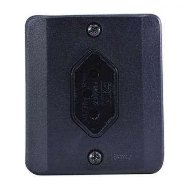 Imagem de Sistema X Radial Preto 1Tomada 20A C/Caixa 1905114, Preto