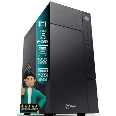 Imagem de Computador Tob Intel Core I5 6ªgeração Memória 8gb Ssd 240gb Win10 Trial Desktop Pc Cpu