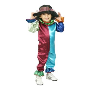 Imagem de Fantasia De Palhaço Macacão Circo Bebê Festa Infantil Mêsversario Carnaval