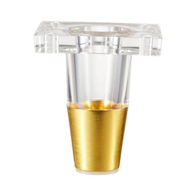 Imagem de IEUDNS Protetor de piso para pés de móveis, acrílico decorativo, resistente a altas temperaturas, para sofás e cadeiras, para cama e guarda-roupas, 8 Cm