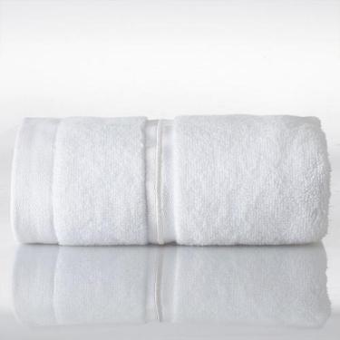 Imagem de Toalha de Banho Gigante Lazio em Algodão - Kacyumara, BRANCO / BRANCO