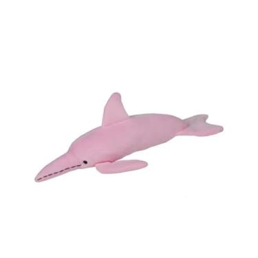 Imagem de Bichos de Pano Boto Cor de Rosa de Pelúcia, 42x15x22 cm, Plush Antialérgico, Rosa