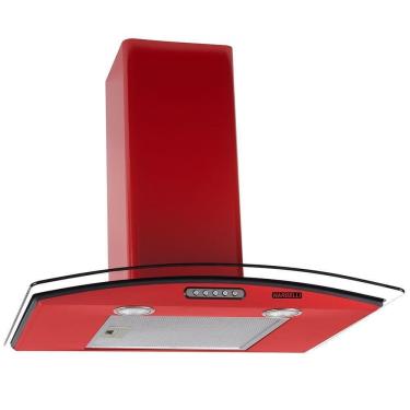 Imagem de Coifa De Parede 60cm Vidro Curvo Slim Nardelli Red 110V
