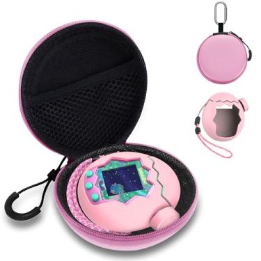 Imagem de FIOPAZ Large Carrying Case and Silicone Case for Tamagotchi Paradise, Drop-Proof Protective for Tamagotchi Paradise Accessories with Body Cover, Lid Shell, Knob Cap, Lanyard & Keychain (Pink)