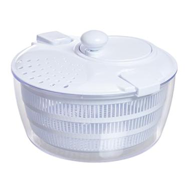 Imagem de Centrífuga para Salada - Plástico - D24,3Xa16,3Cm - Branca - Full Fit