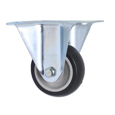 Imagem de Rodizio Fixo Para Carrinhos E Móveis Roda Pvc Fl 312 Bp Mf