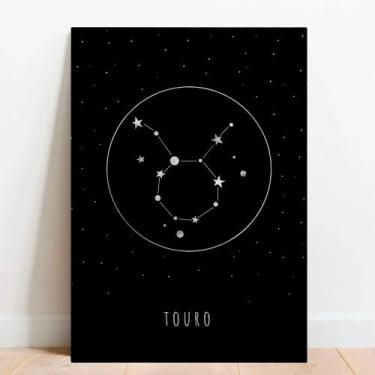 Imagem de Placa Decorativa Signos Touro - TACOLADO PAPEL DE PAREDE, 30x40cm