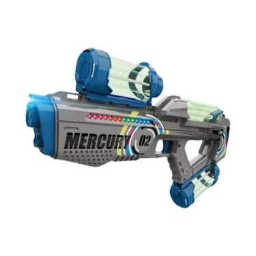 Imagem de Pistola De Água Elétrica Automática Recarregável Com Luz E Disparo Con