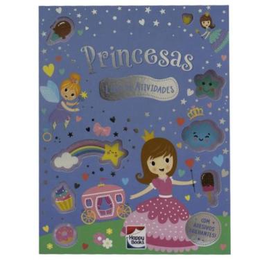 Imagem de Livro Infantil Meu Livro De Adesivos Brilhantes Princesas - Happy Book