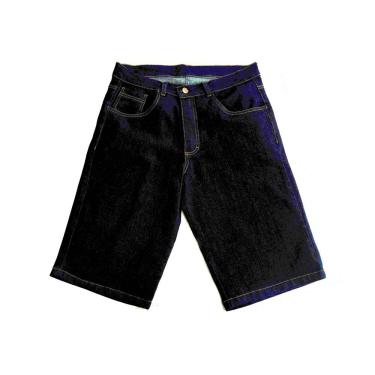Imagem de Bermuda Jeans Adulto Masculina Básica Trabalho