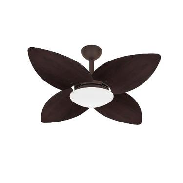 Imagem de Ventilador de Teto Winds Marrom Econômico 4 Pás Ventax 110V