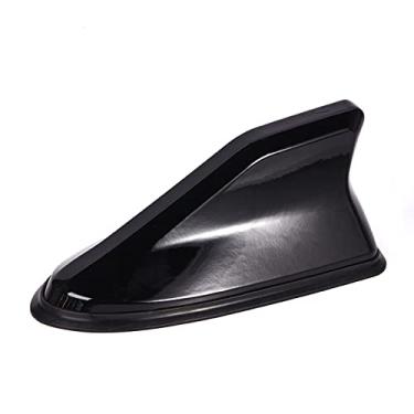 Imagem de LoyaGour Capa de antena de barbatana de tubarão para Jeep Hyundai Sonata, substituição de antena de caminhão (preto)