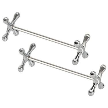 Imagem de Cabilock 2 peças de suporte de pauzinhos de faca e garfo para mesa, descanso de colher, descansos de pratas, mesa de jantar, talheres, descanso de mesa, decoração de artigos domésticos, decoração de