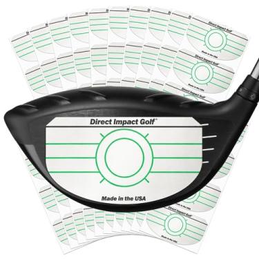 Imagem de Direct Impact Golf Fita de impacto - rolo de 225 etiquetas de driver