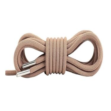 Imagem de Elastic Laces Sneakers For Sport Shoelaces Rubber Band For Casual Shoes Outdoor Leisure Round Shoestring Accessories(Khaki)