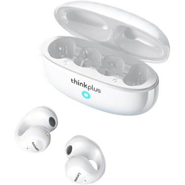Imagem de Fone de Ouvido Bluetooth Sem Fio LEN0V0 XT83 II, Fones de Ouvido de Condução Óssea, Earclip Design, Controle De Toque, Chamada HD, Headset Esportivo (Branco)